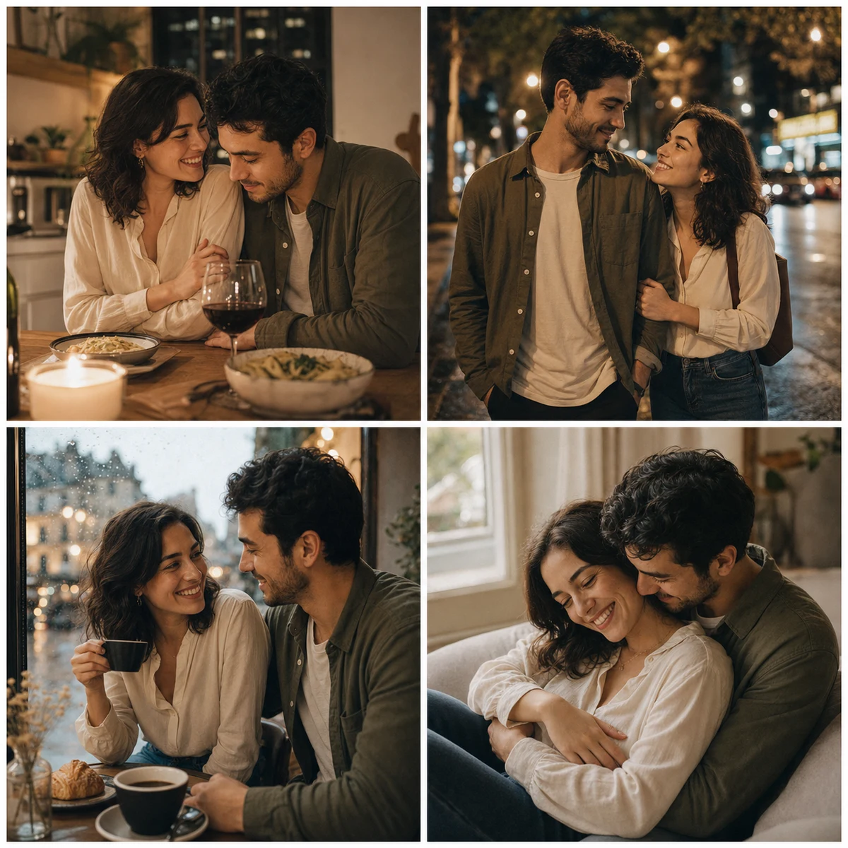 A source photo set for an anniversary photo gift